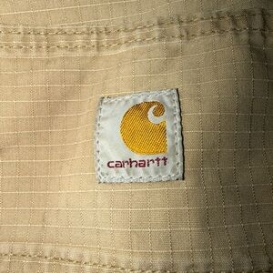 Carhartt Tan Ripstop Top with Yellow Logo Patch